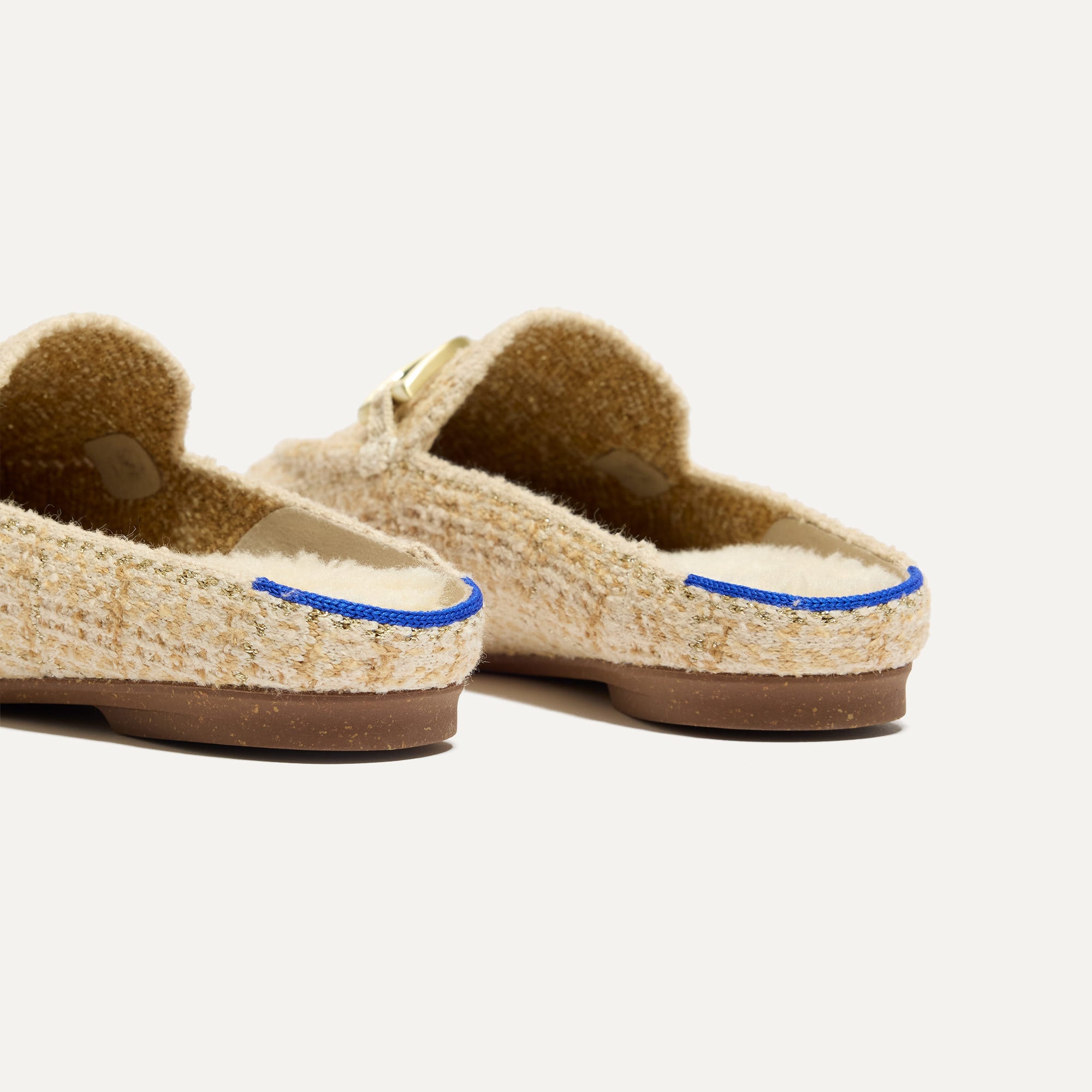 The Cozy Bit Loafer Mule - Moonlit Tweed - Image 6